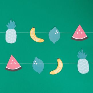 My Little Day Guirnalda de papel Frutas-listing