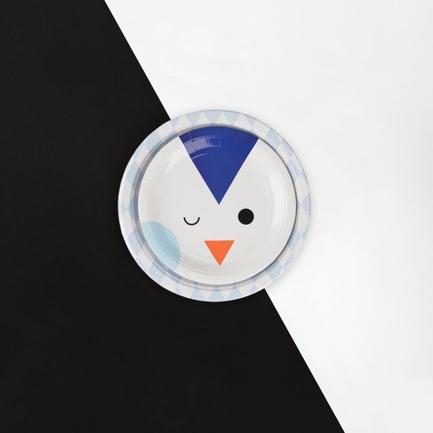 Platos de cartón Animales - Lote de 8-product