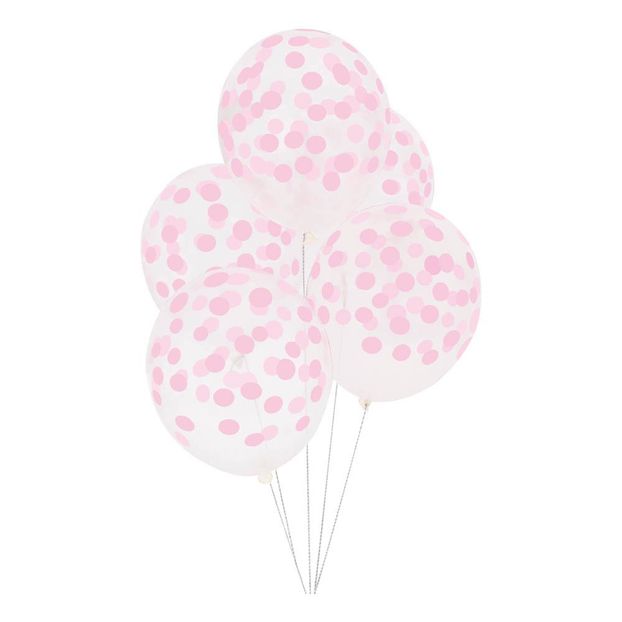 Palloncini stampati coriandoli - Set di 5-product