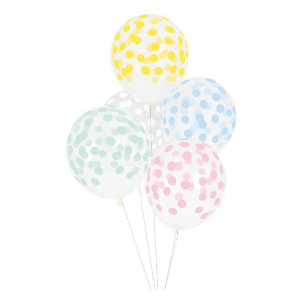 Globos estampados confettis - Lote de 5-product
