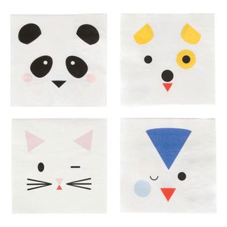 My Little Day Servilletas de papel Animales - Lote de 16-listing
