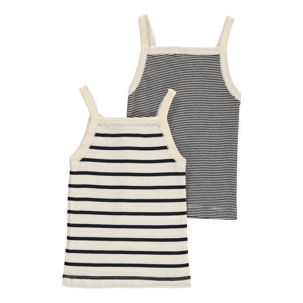 Marinière Vest Tops - Set of 2-product