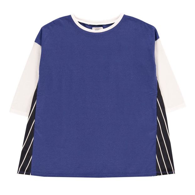 Robe Ample Rayée Bimatière-product