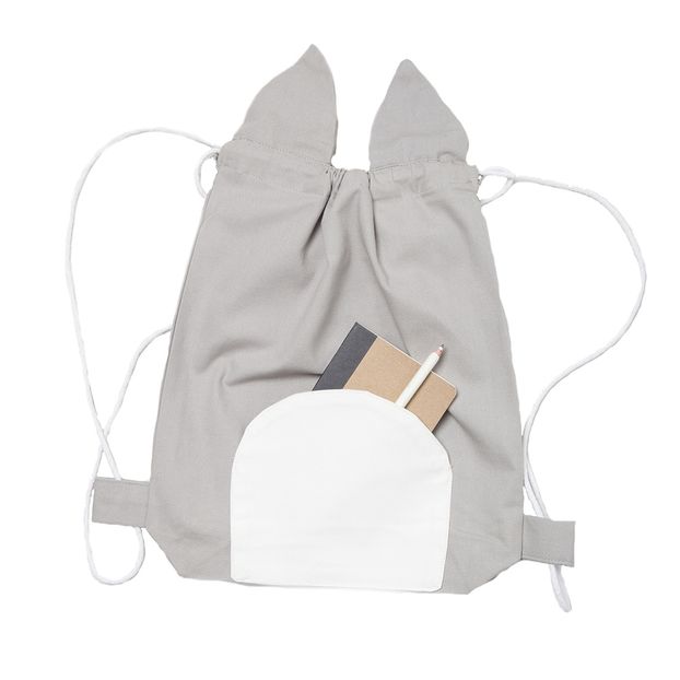 Sac à dos chat en coton bio - 32x28 cm-product