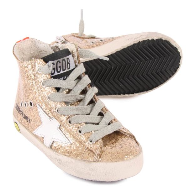 Francy Glitter Zip and Lace-Up Trainers-product