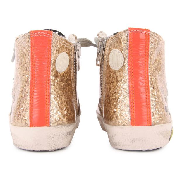 Francy Glitter Zip and Lace-Up Trainers-product