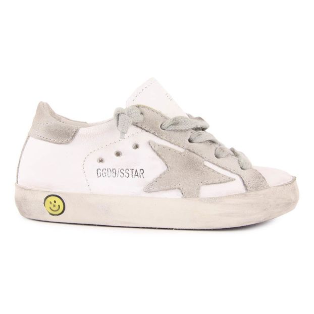 Zapatillas Bajas Cordones Cuero Superstar Beige-product