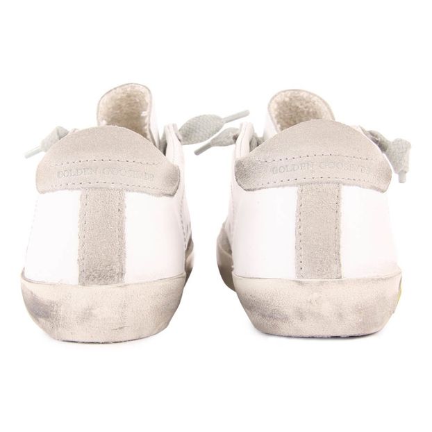 Zapatillas Bajas Cordones Cuero Superstar Beige-product