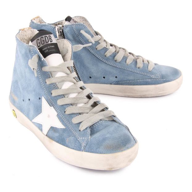 Francy Suede Zip and Lace-Up Trainers-product