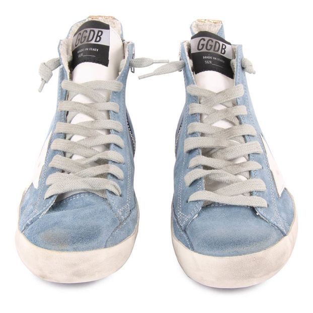 Francy Suede Zip and Lace-Up Trainers-product