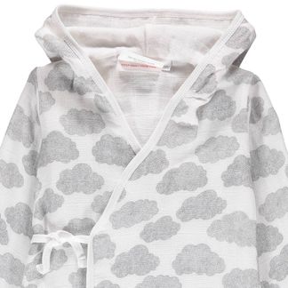 Moumout Peignoir enfant en gaze de coton avec capuche Nuages-listing