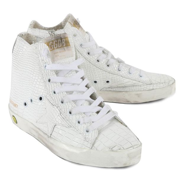 Francy Snake Zip and Lace-Up Trainers-product