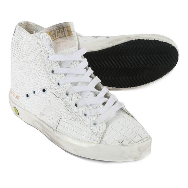Francy Snake Zip and Lace-Up Trainers-product