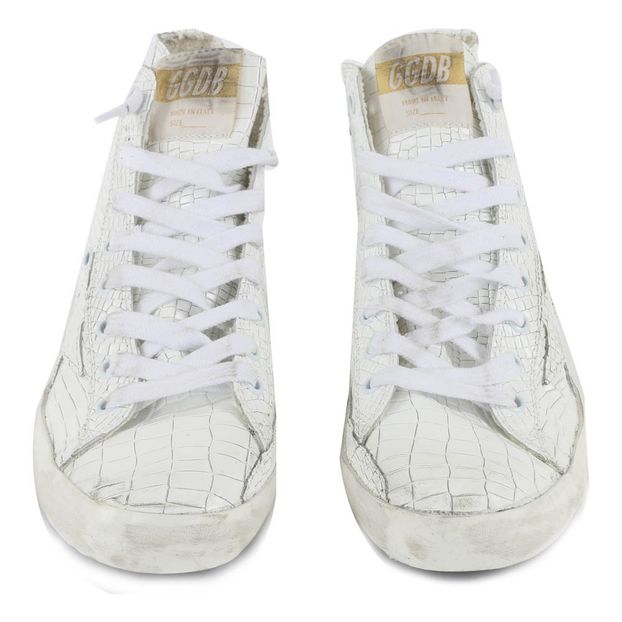 Francy Snake Zip and Lace-Up Trainers-product