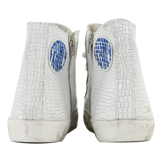 Francy Snake Zip and Lace-Up Trainers-product