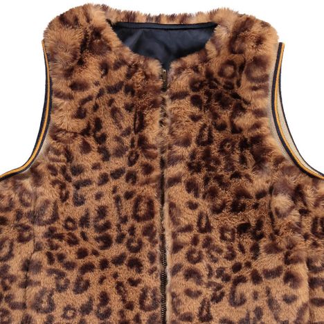 Lolah Faux Fur Leopard Reverible Jacket-product