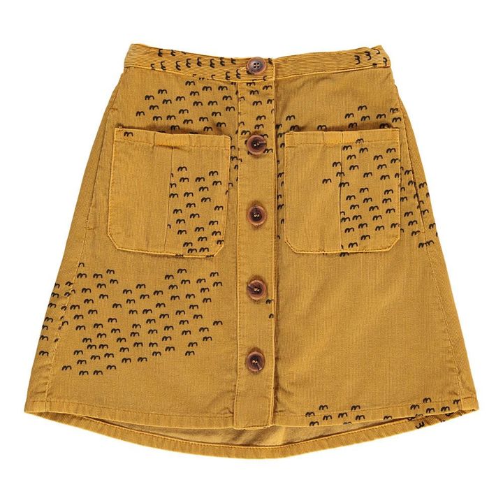 Button Skirt | Ochre- Product image n°0
