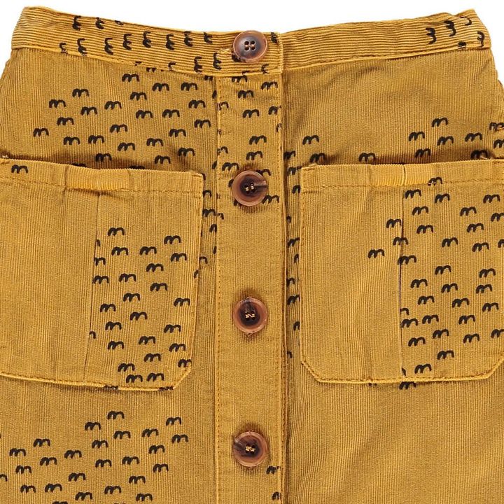 Button Skirt | Ochre- Product image n°1