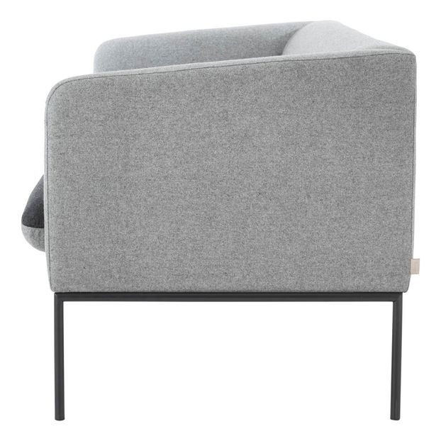 Zweifarbiges Sofa aus Baumwolle mit 2 Plätzen-product