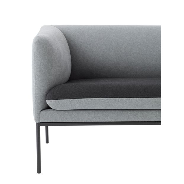 Canapé 3 places bicolore en coton-product