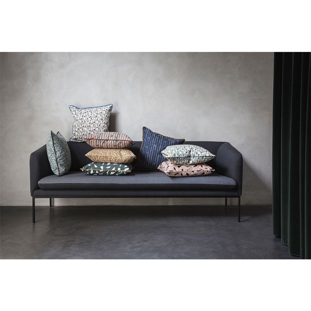 Canapé 3 places bicolore en coton-product