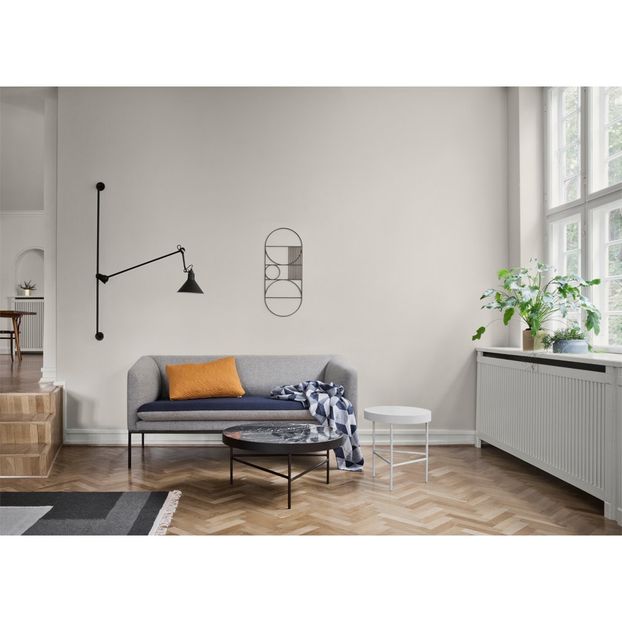 Canapé 2 places bicolore en coton-product