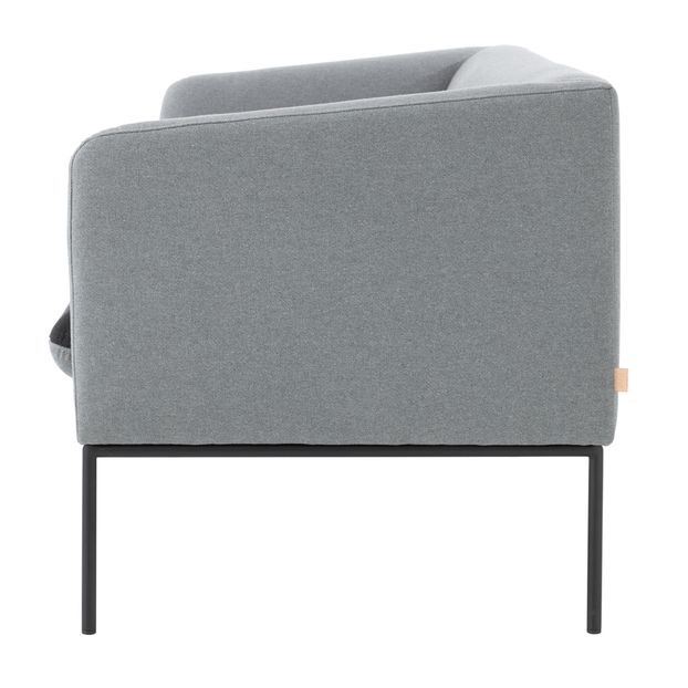 Canapé 2 places bicolore en coton-product
