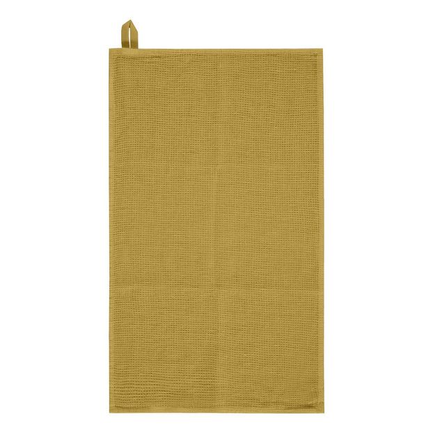 Washed Linen Honeycomb Towel-product