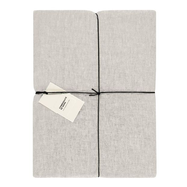 Funda nórdica de lino jaspeado-product
