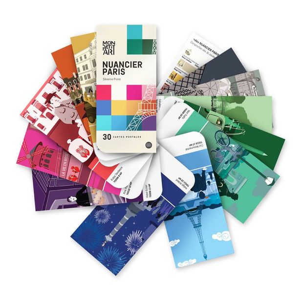 Guide de Paris nuancier de 30 images-product