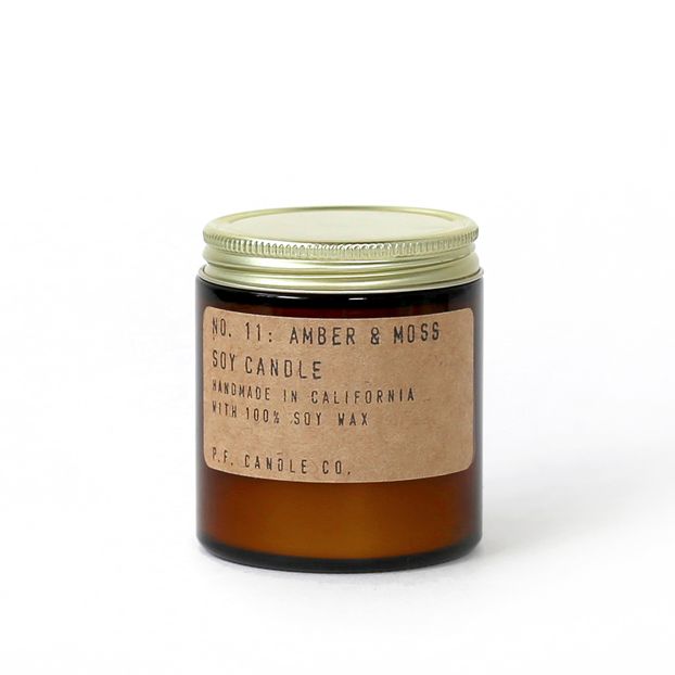 Bougie parfumée de soja n°11 - Ambre & mousse-product