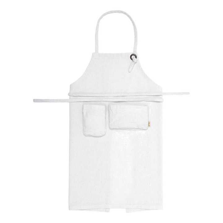 Children's Apron White S001- Product image n°0