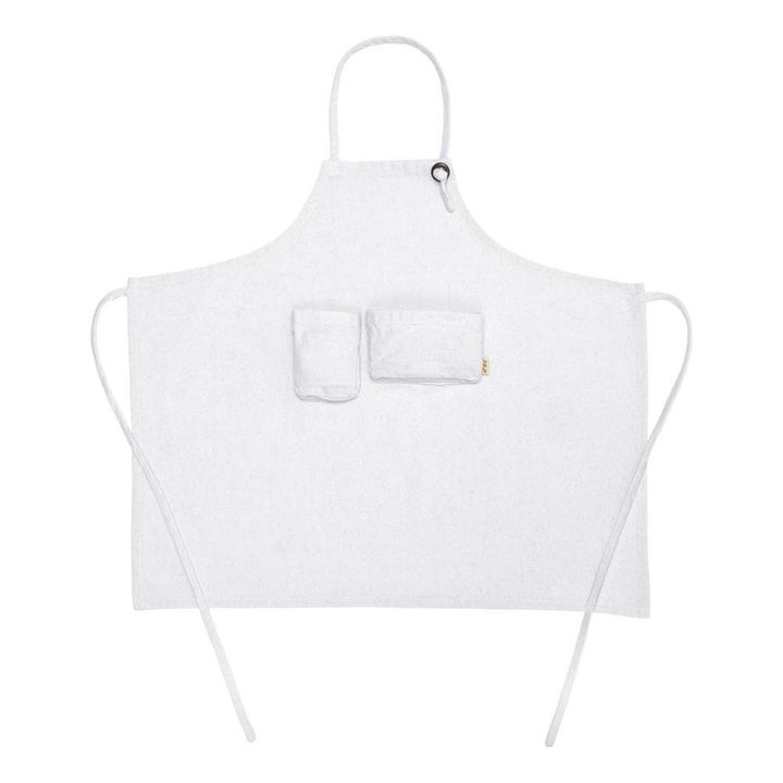 Children's Apron White S001- Product image n°1