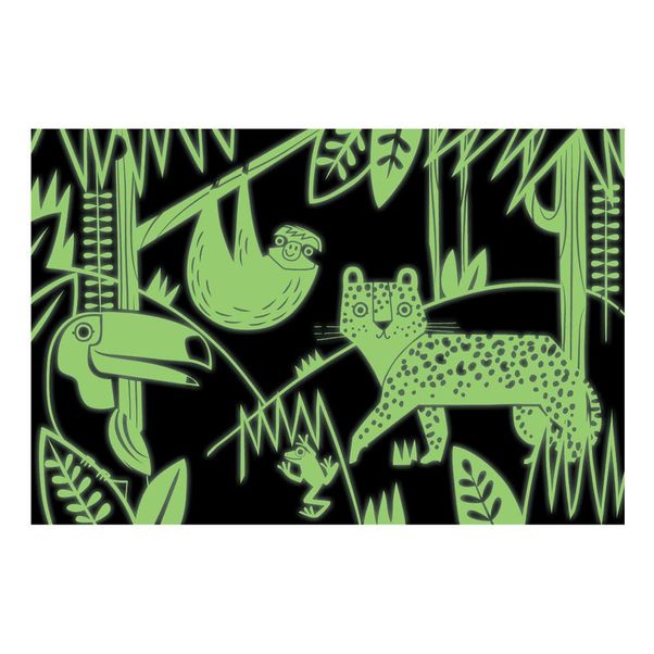 Phosphorescent 100 Piece Jungle Puzzle - 5 to 8 years old-product