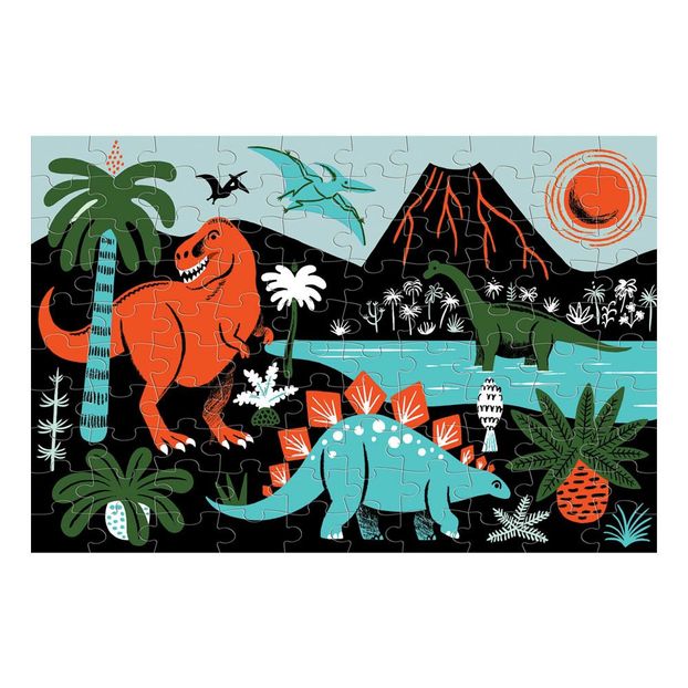 Puzzle phosphorescent dinosaure 100 pièces - 5 à 8 ans-product