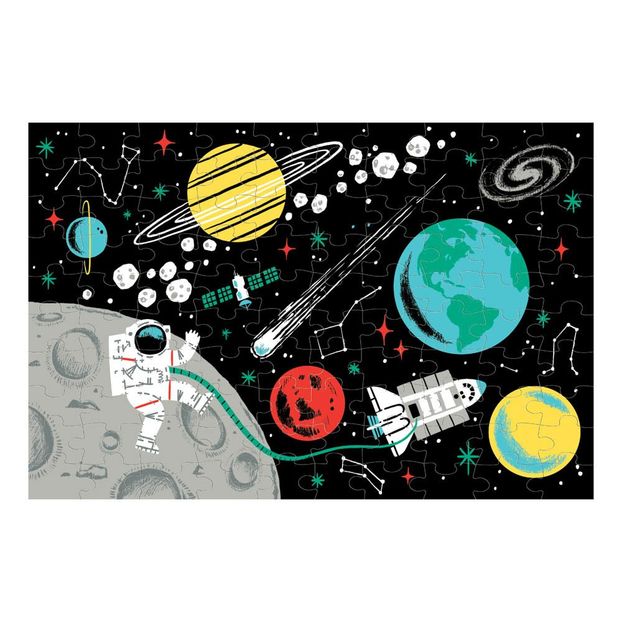 Puzzle fosforescente espacio 100 piezas - 5 a 8 años-product