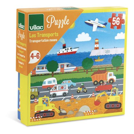 Puzzle des transports - 56 pièces - Dès 4 ans-product