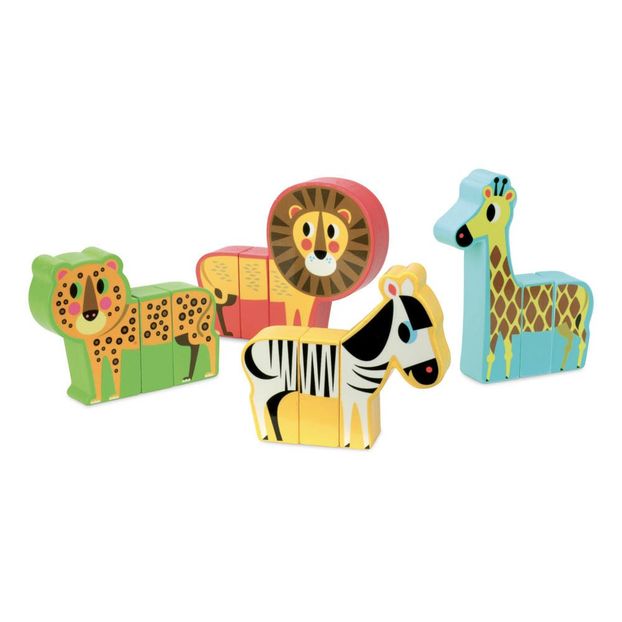 Cubes en bois magnétiques Rigol'animo - Ingela P.Arrhenius-product