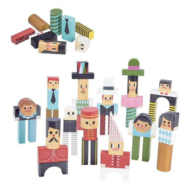 Bonhommes Wooden Cubes, Ingela P.Arrhenius-product