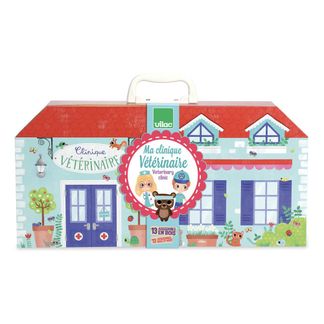 Vilac Clínica veterinaria de madera y cartón-product