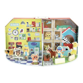 Vilac Clínica veterinaria de madera y cartón-product