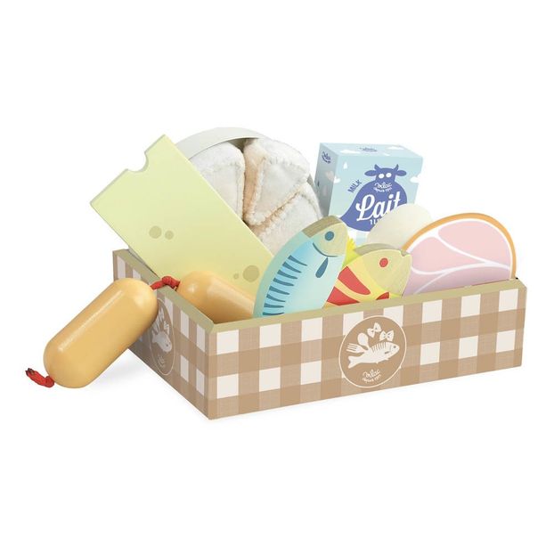 Alimentos de madera Productos frescos de madera - Juego de 11 piezas-product