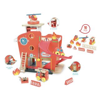 Vilac Cuartel de bomberos de madera - 10 piezas-product