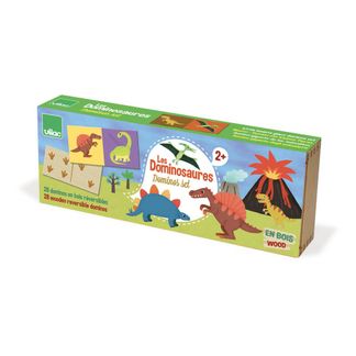 Vilac Juego de dominó de madera - Dominosaures-product