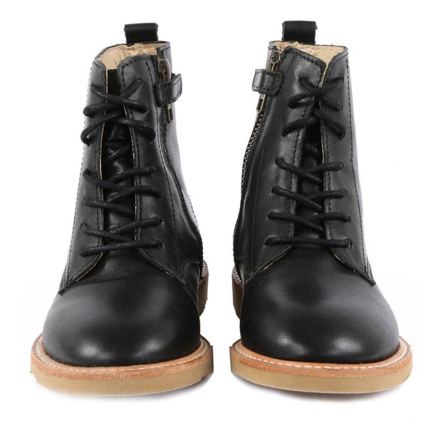 Botines Cuero Cordones Cremalleras Rodney-product