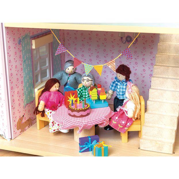 Accessoires de goûter d'anniversaire pour maison de poupées-product