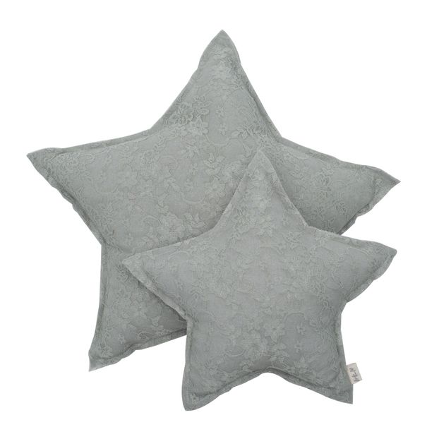 Coussin étoile fleur de dentelle-product