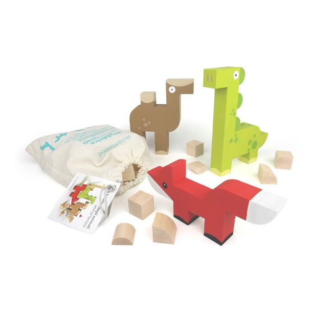 Animals Wooden Construction Game-product