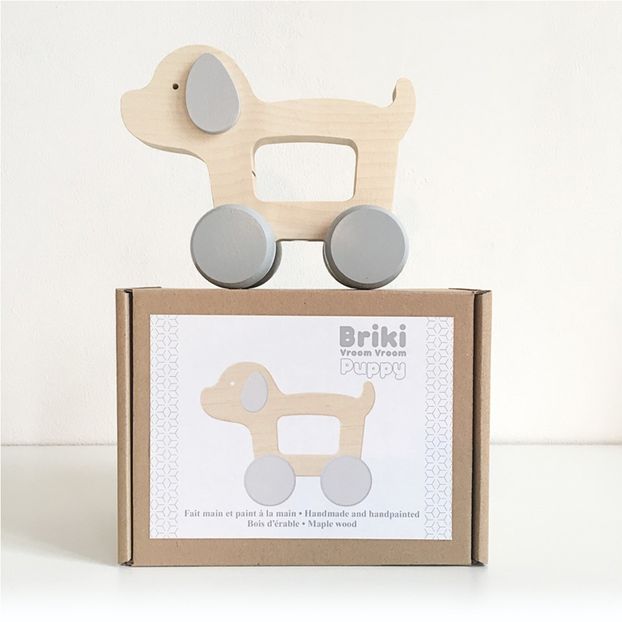 Holz-Nachziehtier Hund -product