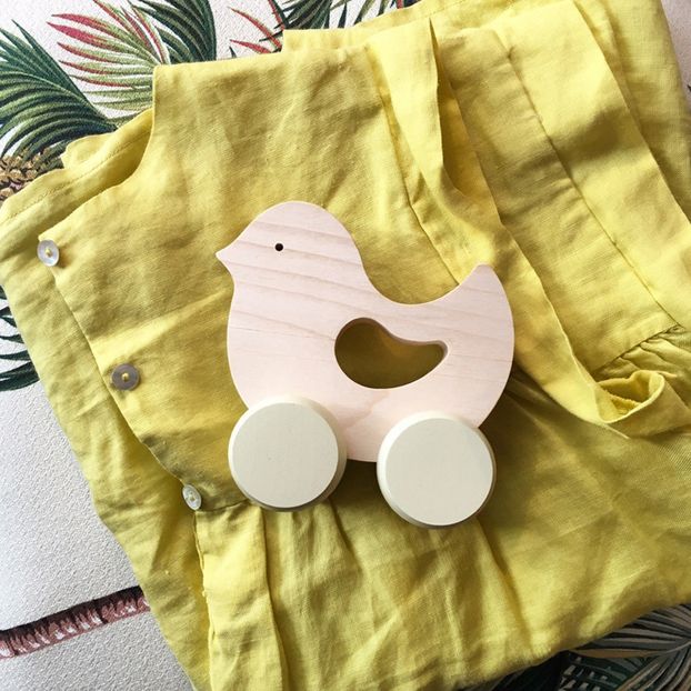 Wooden Push-Along Bird-product
